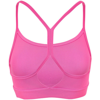 Pink - Back - New Balance Womens-Ladies Essentials Non-Wired Sports Bra
