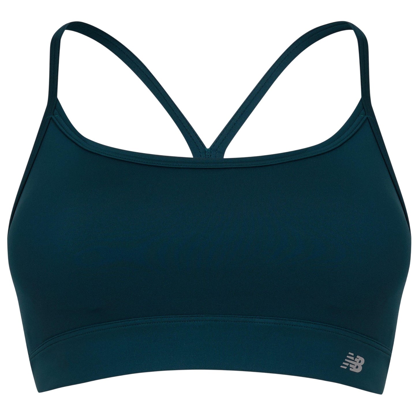 Green - Front - New Balance Womens-Ladies Essentials Non-Wired Sports Bra