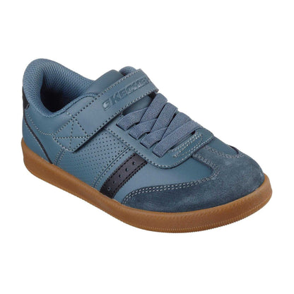 Slate - Pack Shot - Skechers Boys Zinger Street Suede Trainers