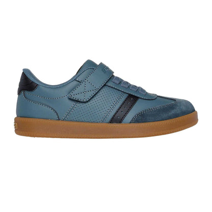 Slate - Front - Skechers Boys Zinger Street Suede Trainers