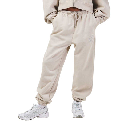 Stone - Lifestyle - Jack Wills Womens-Ladies Fleece Emblem Joggers