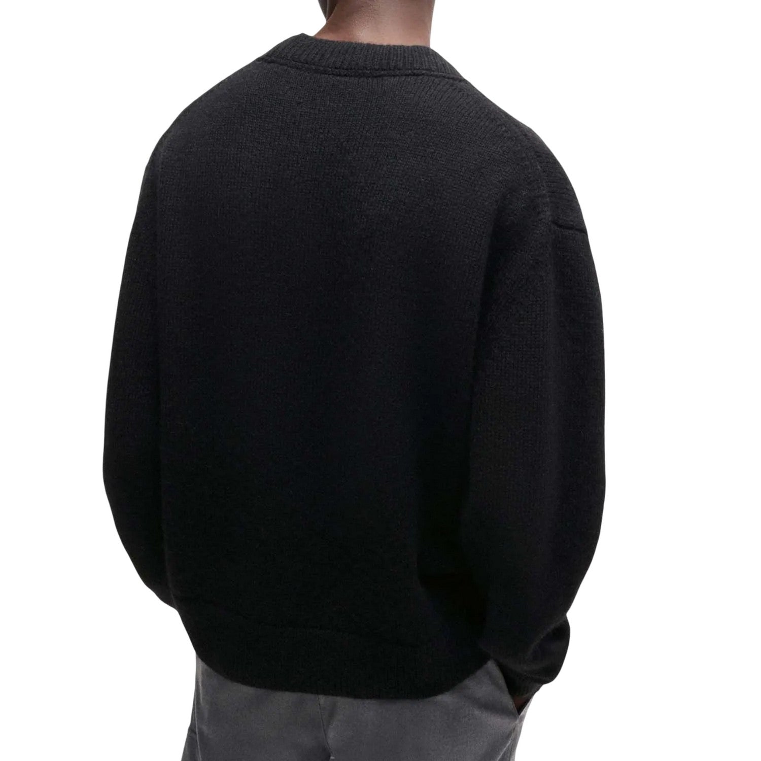 Black - Back - Hugo Mens Seese Logo Oversized Sweatshirt