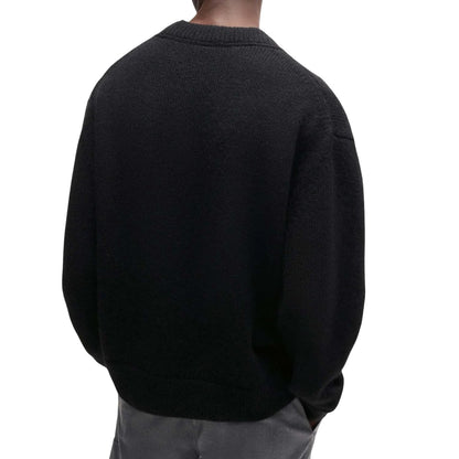 Black - Back - Hugo Mens Seese Logo Oversized Sweatshirt