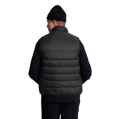 Jet Black - Lifestyle - Lyle & Scott Mens Logo Insulated Quilted Gilet