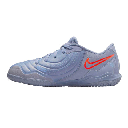 Blue-Black - Side - Nike Childrens-Kids Tiempo Legend 10 Academy Indoor Football Trainers