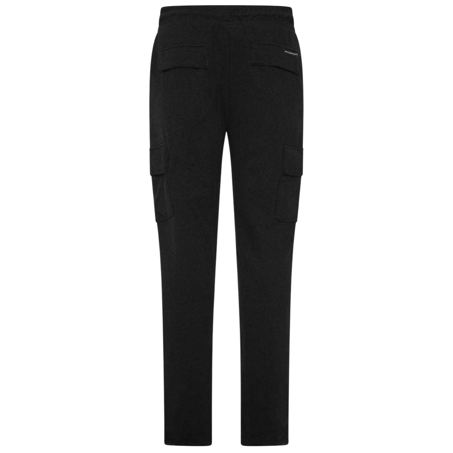 Black - Back - Duck and Cover Mens Optimus Combat Straight Leg Joggers
