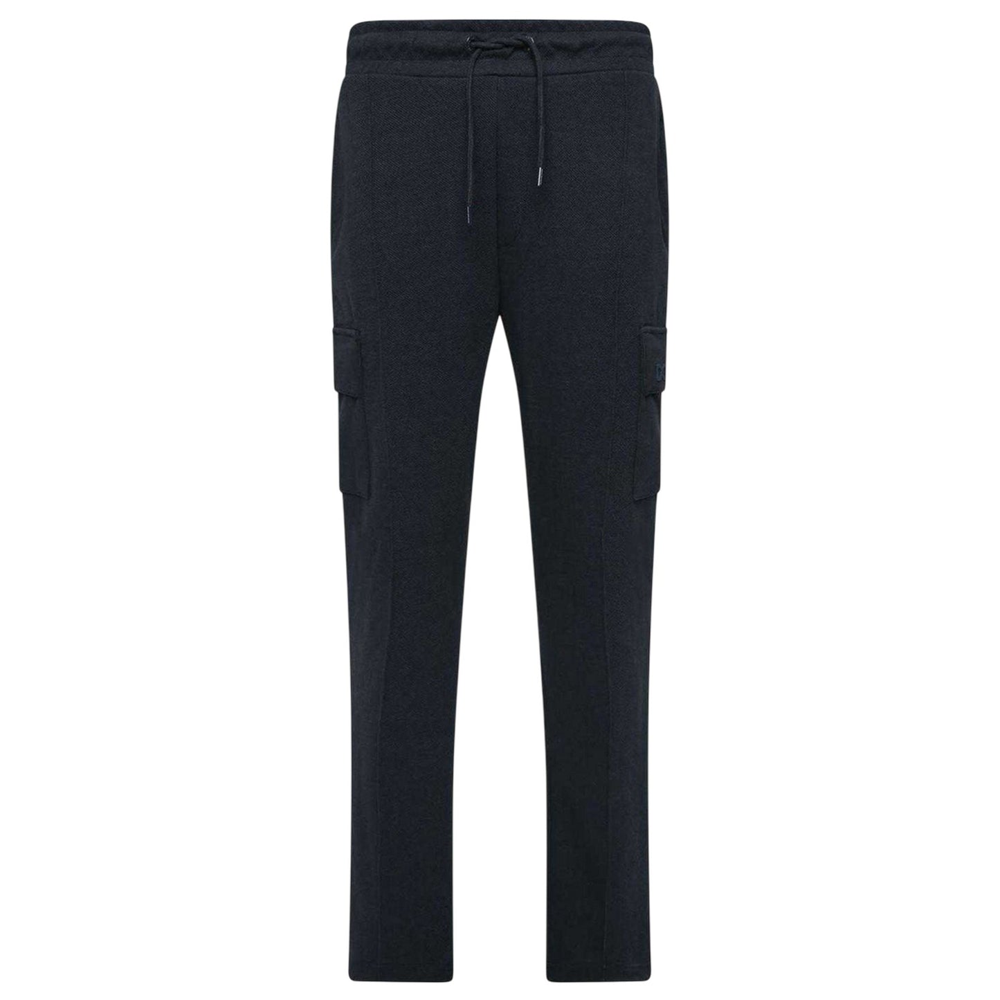 Navy - Front - Duck and Cover Mens Optimus Combat Straight Leg Joggers