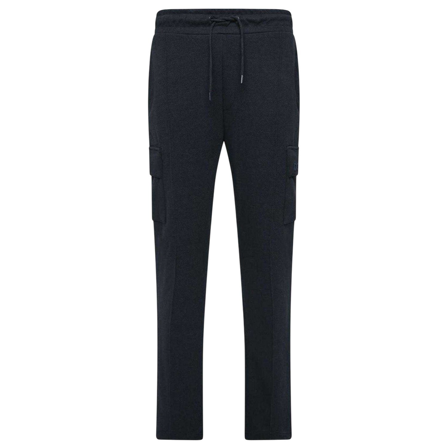 Navy - Front - Duck and Cover Mens Optimus Combat Straight Leg Joggers