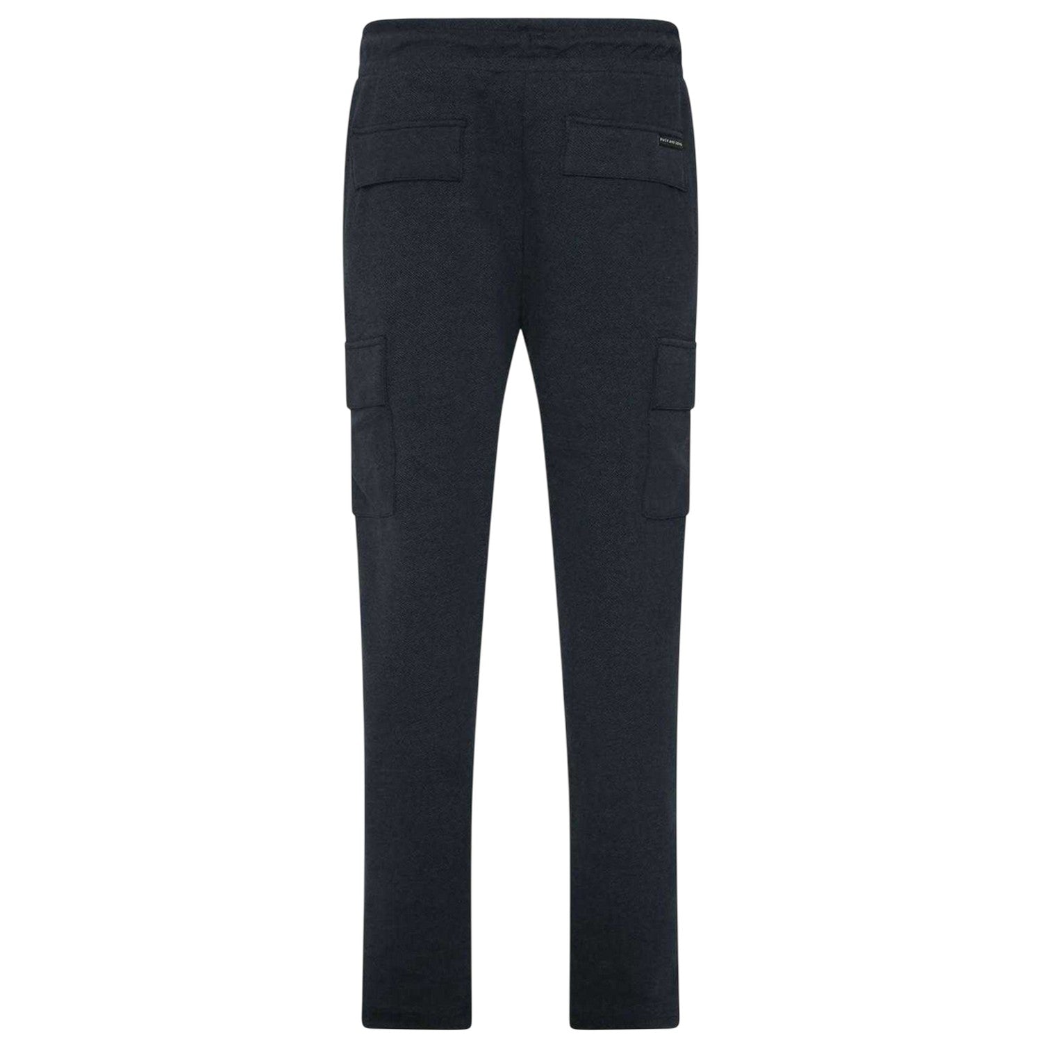 Navy - Back - Duck and Cover Mens Optimus Combat Straight Leg Joggers
