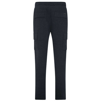 Navy - Back - Duck and Cover Mens Optimus Combat Straight Leg Joggers