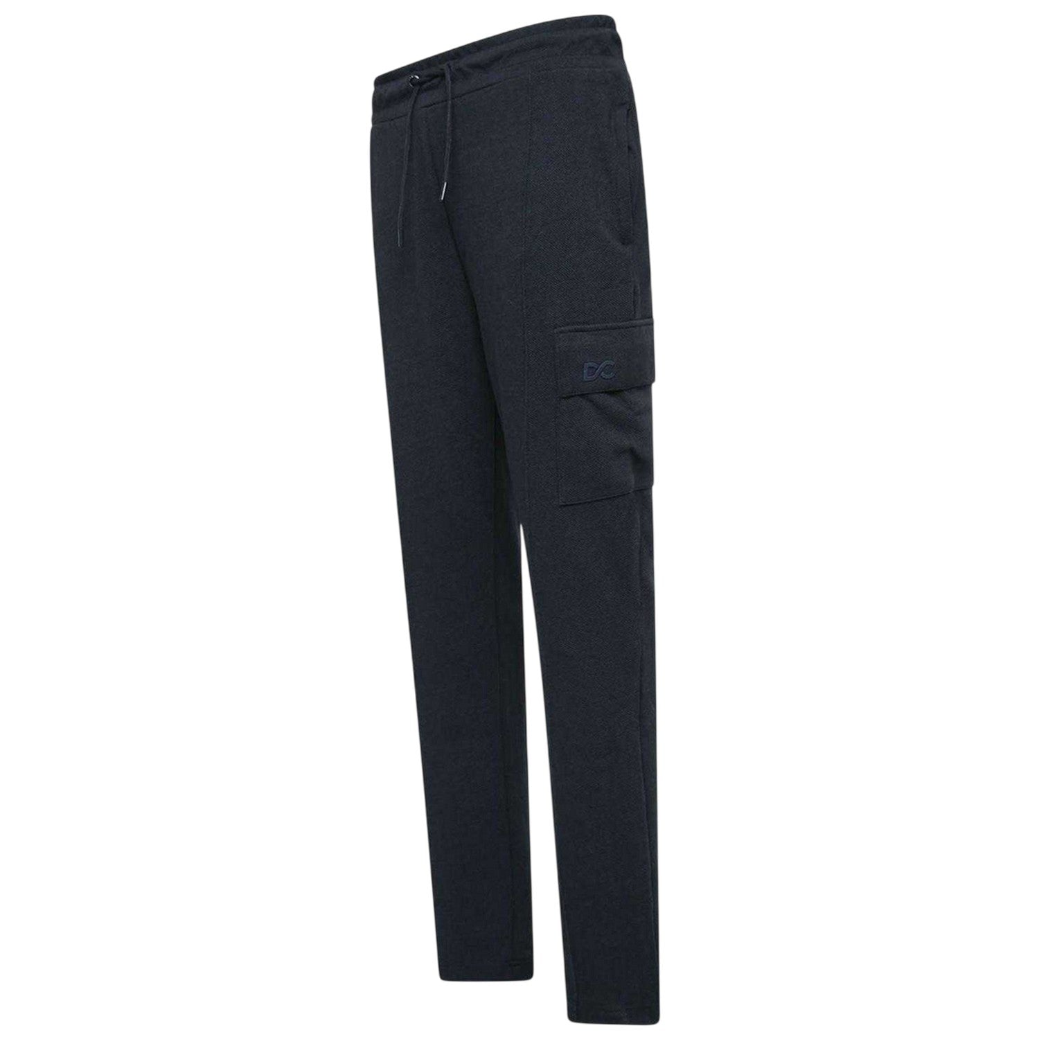 Navy - Side - Duck and Cover Mens Optimus Combat Straight Leg Joggers