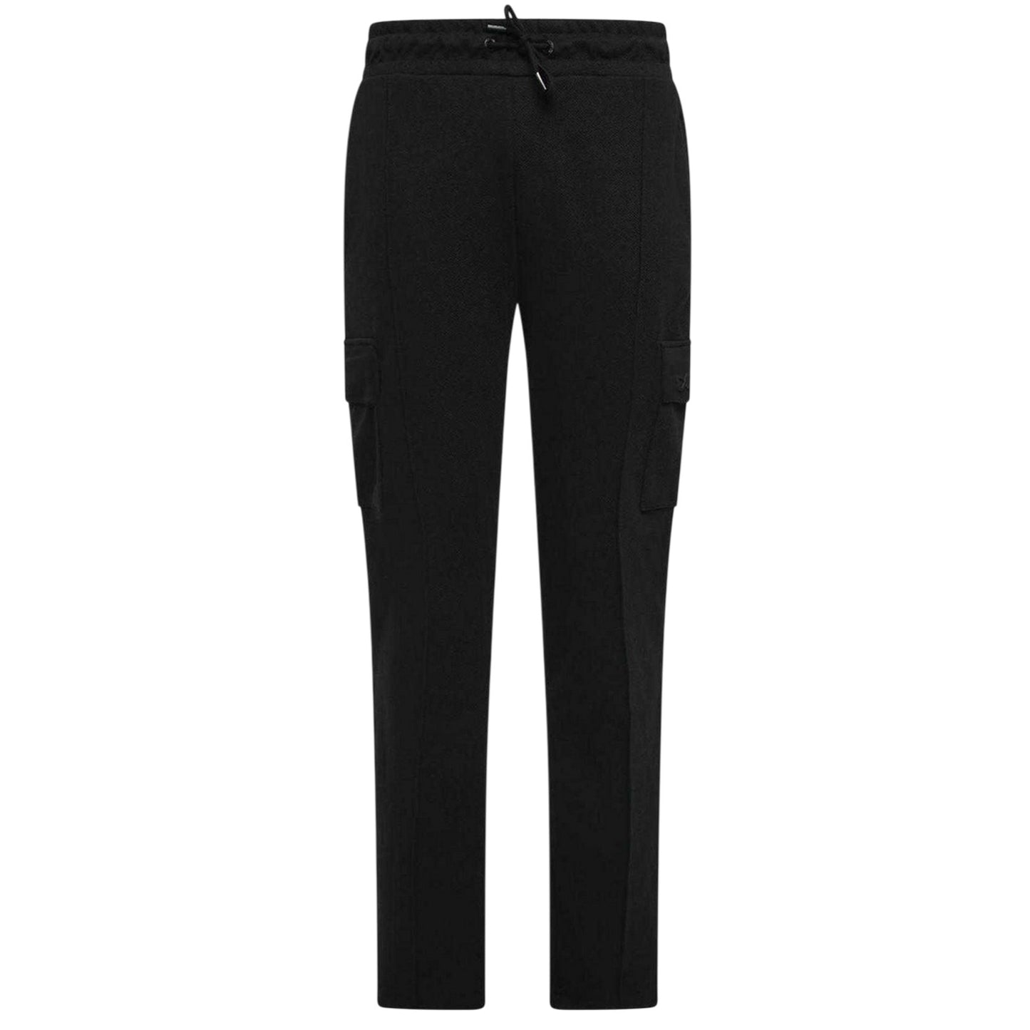 Black - Front - Duck and Cover Mens Optimus Combat Straight Leg Joggers