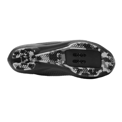 Black - Side - Giro Womens-Ladies Rev Road Cycling Shoes
