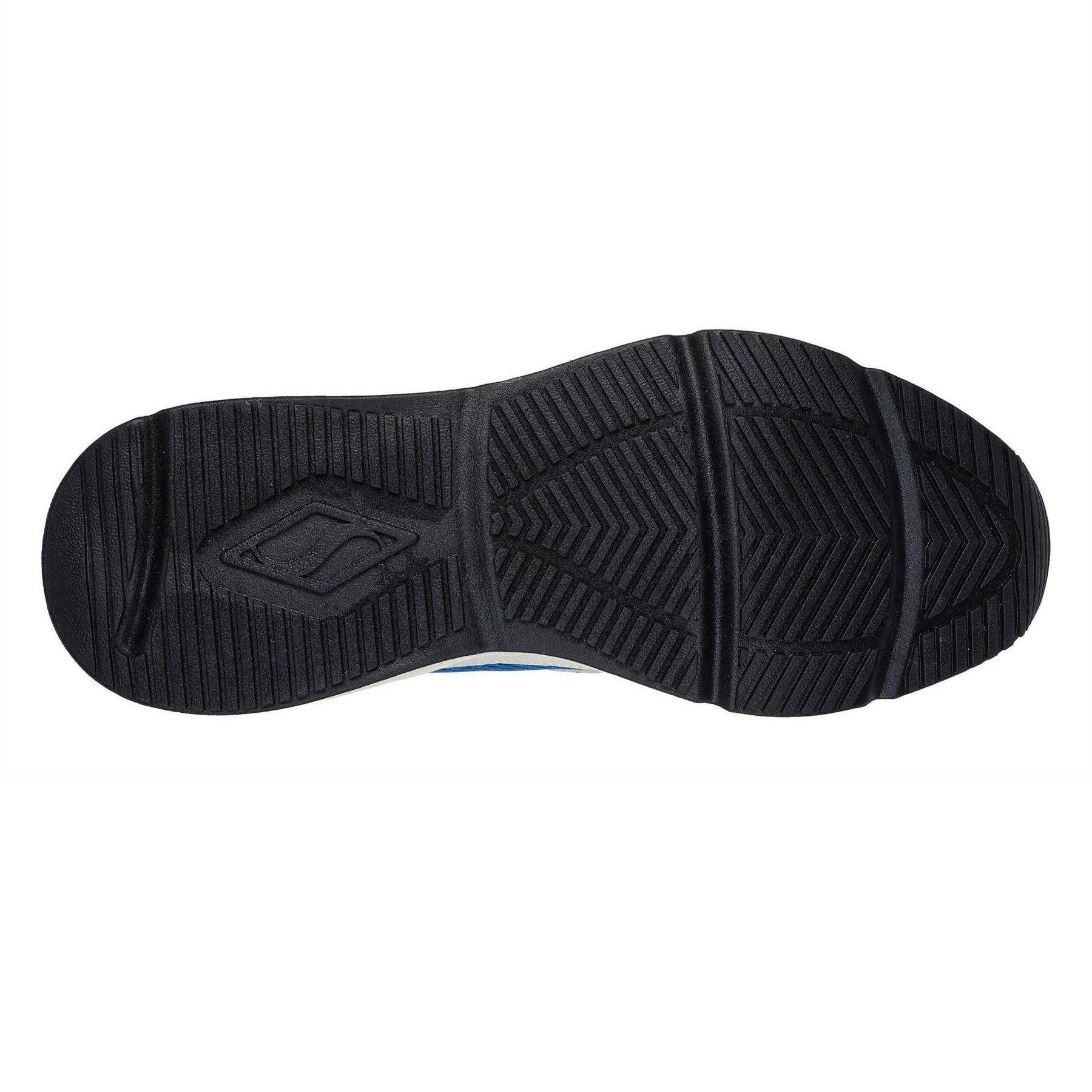 White-Blue - Lifestyle - Skechers Mens Overlay Trainers
