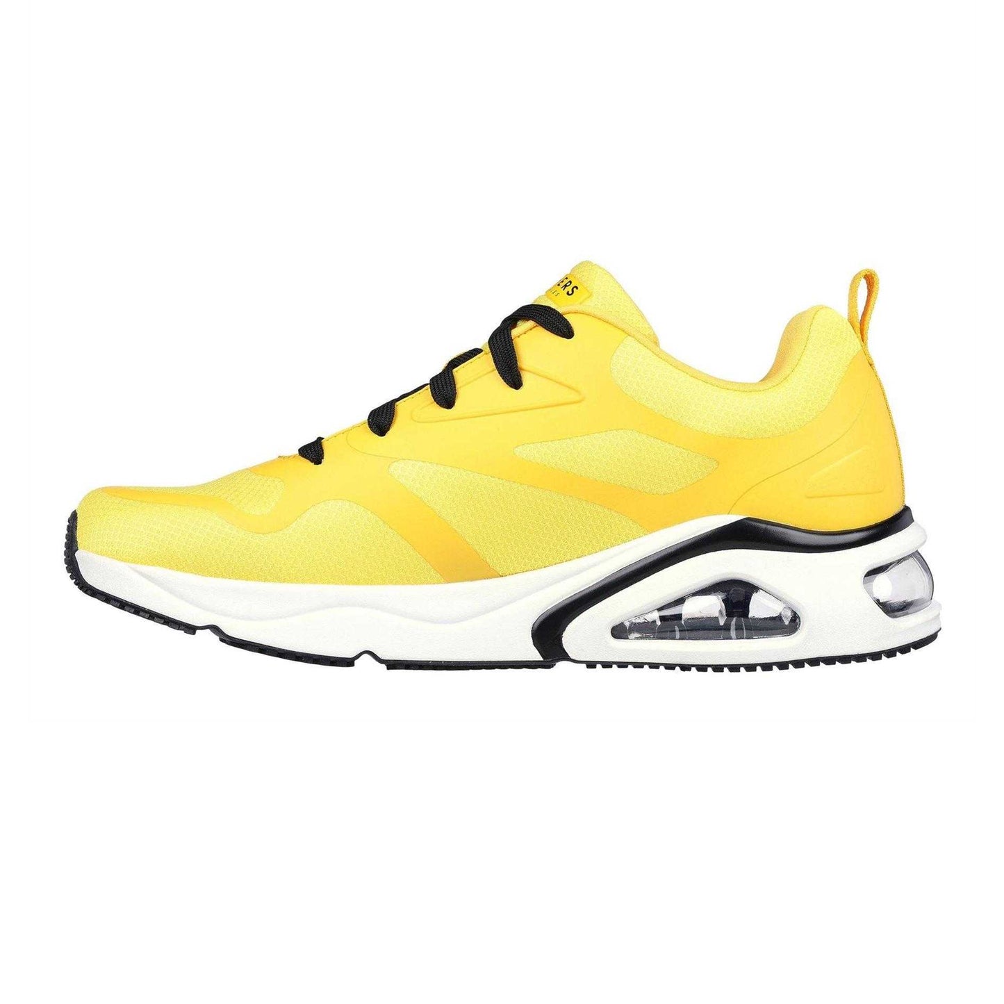 Yellow - Back - Skechers Mens Overlay Trainers