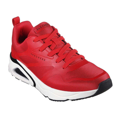 Red - Pack Shot - Skechers Mens Overlay Trainers