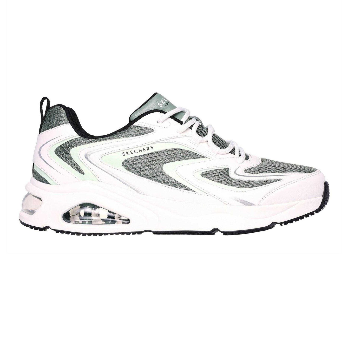 Sage - Front - Skechers Mens Overlay Trainers
