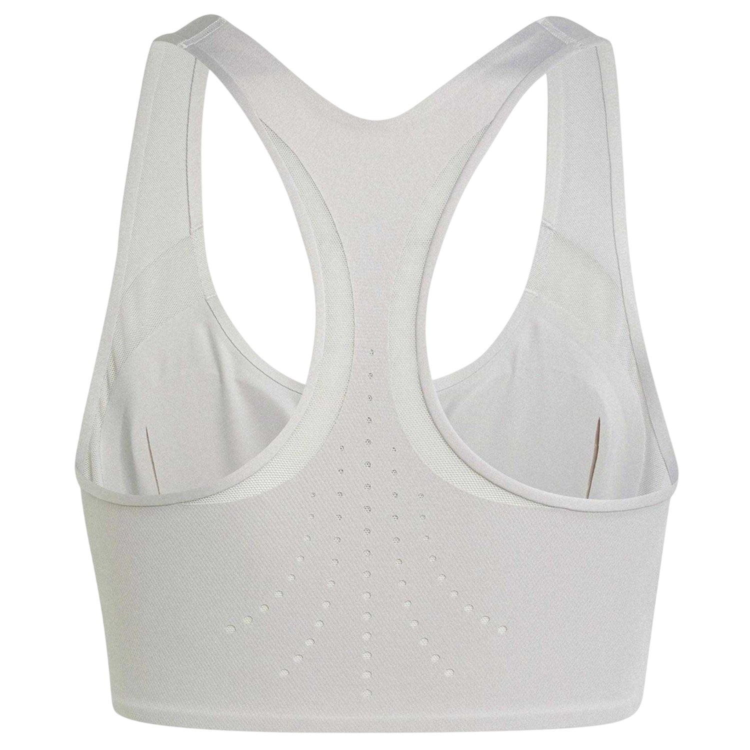 Chalk-Pearl - Back - Adidas Womens-Ladies Stella McCartney TruePurpose Medium Support Sports Bra