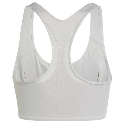 Chalk-Pearl - Back - Adidas Womens-Ladies Stella McCartney TruePurpose Medium Support Sports Bra