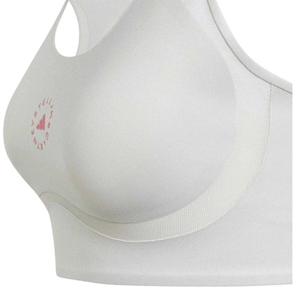 Chalk-Pearl - Lifestyle - Adidas Womens-Ladies Stella McCartney TruePurpose Medium Support Sports Bra