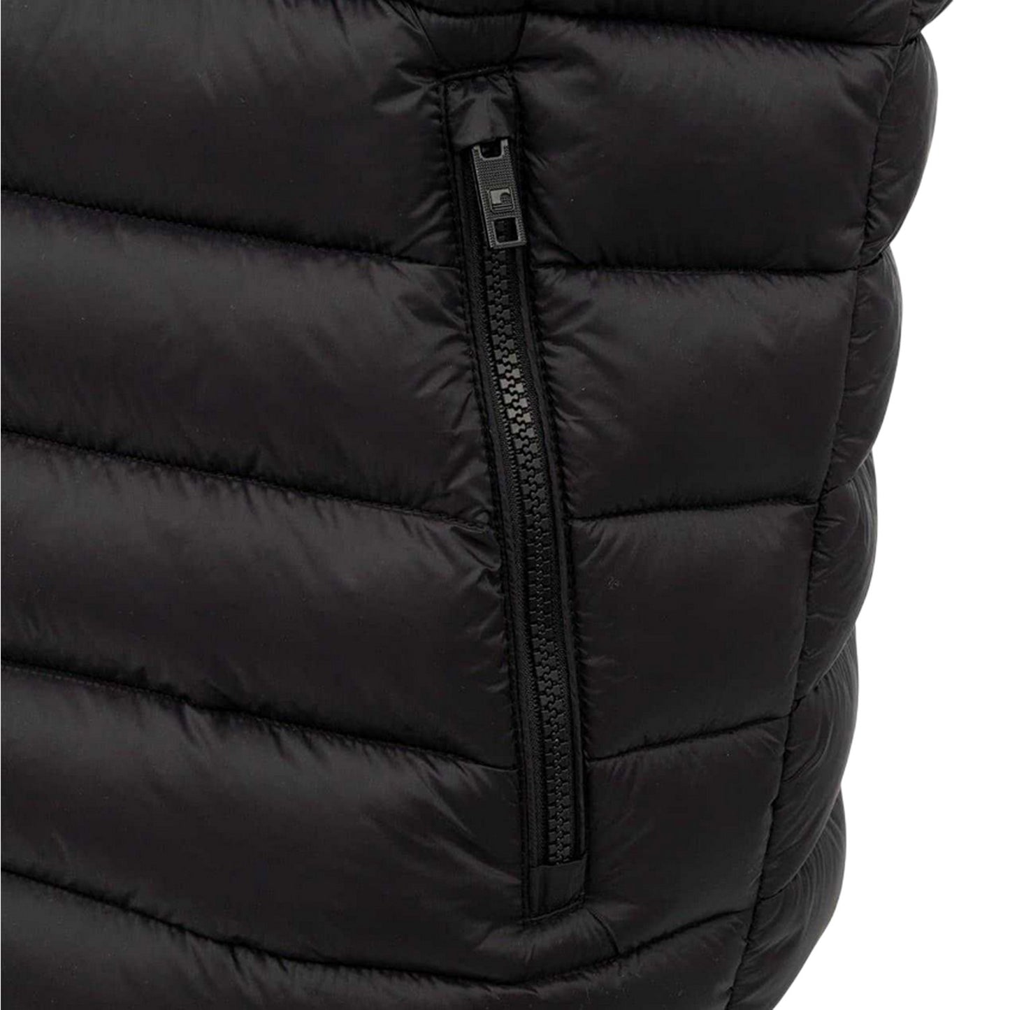 Black - Lifestyle - SoulCal Mens Micro Quilted Gilet