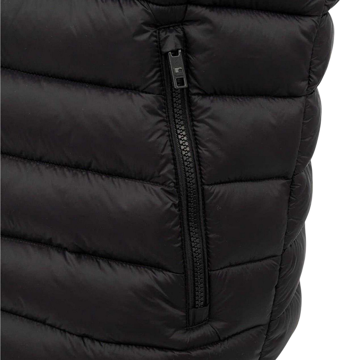 Black - Lifestyle - SoulCal Mens Micro Quilted Gilet
