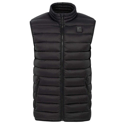Black - Front - SoulCal Mens Micro Quilted Gilet