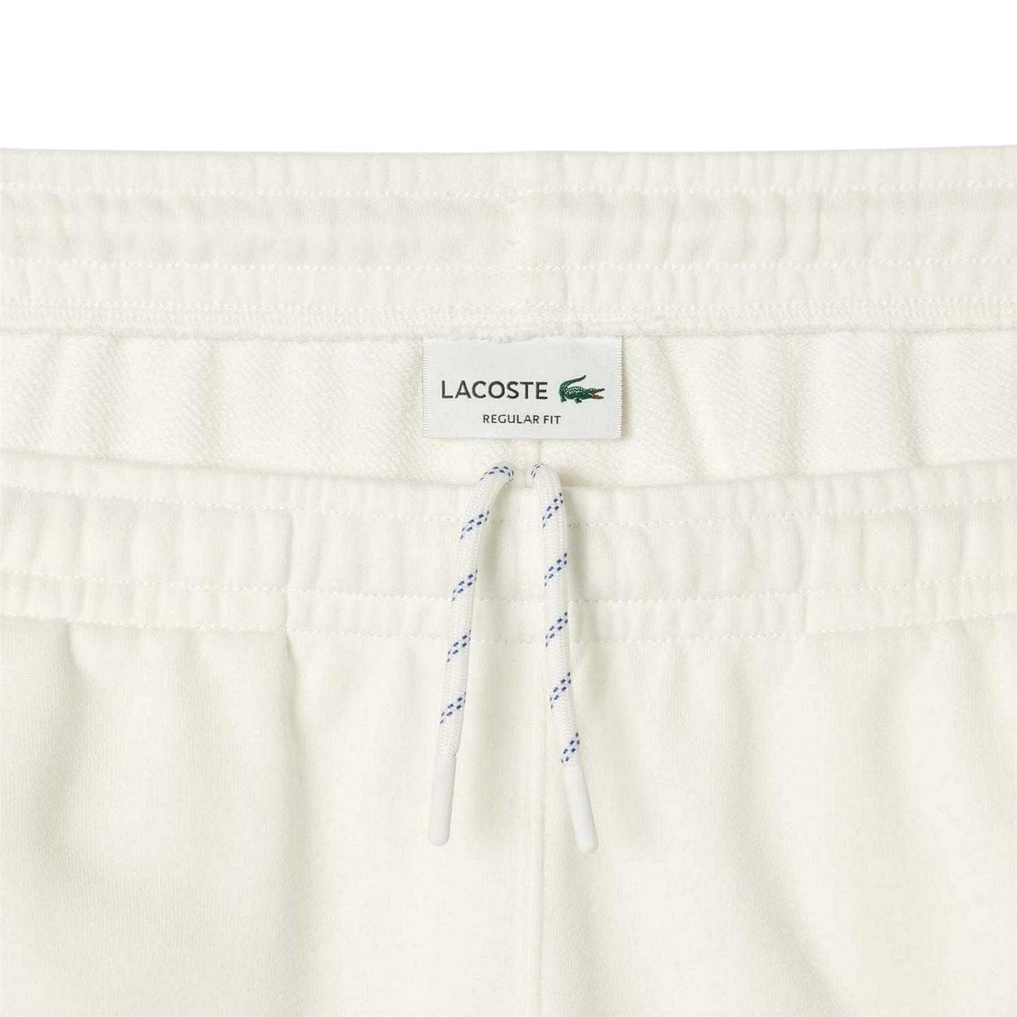 Cream - Lifestyle - Lacoste Mens Flocked Straight Cut Sweatpants