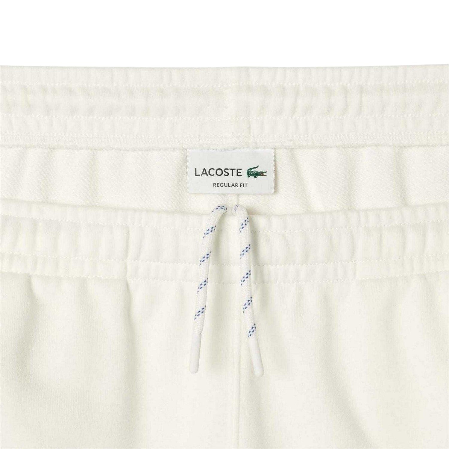 Cream - Lifestyle - Lacoste Mens Flocked Straight Cut Sweatpants