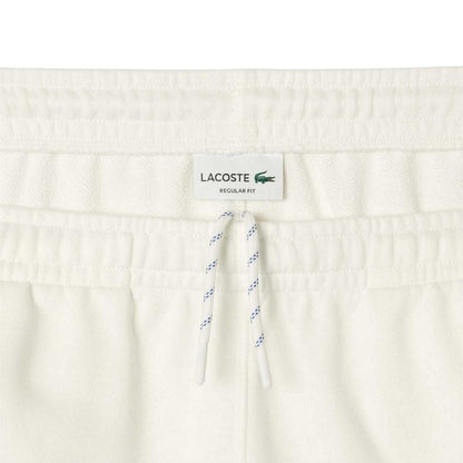 Cream - Lifestyle - Lacoste Mens Flocked Straight Cut Sweatpants