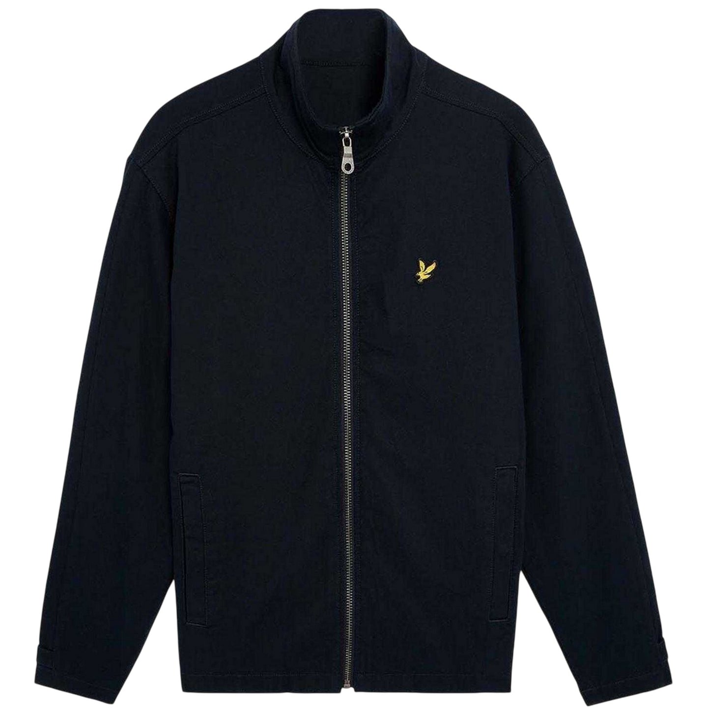 Blue - Front - Lyle & Scott Mens Twill High-Neck Jacket