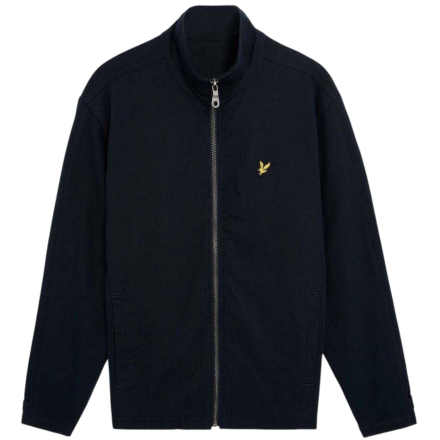 Blue - Front - Lyle & Scott Mens Twill High-Neck Jacket