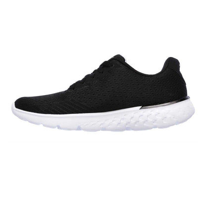 Black-White - Back - Skechers Womens-Ladies Gorun400 Running Trainers