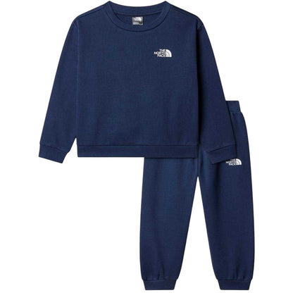 Navy - Front - The North Face Childrens-Kids Simple Dome Fleece Tracksuit Set