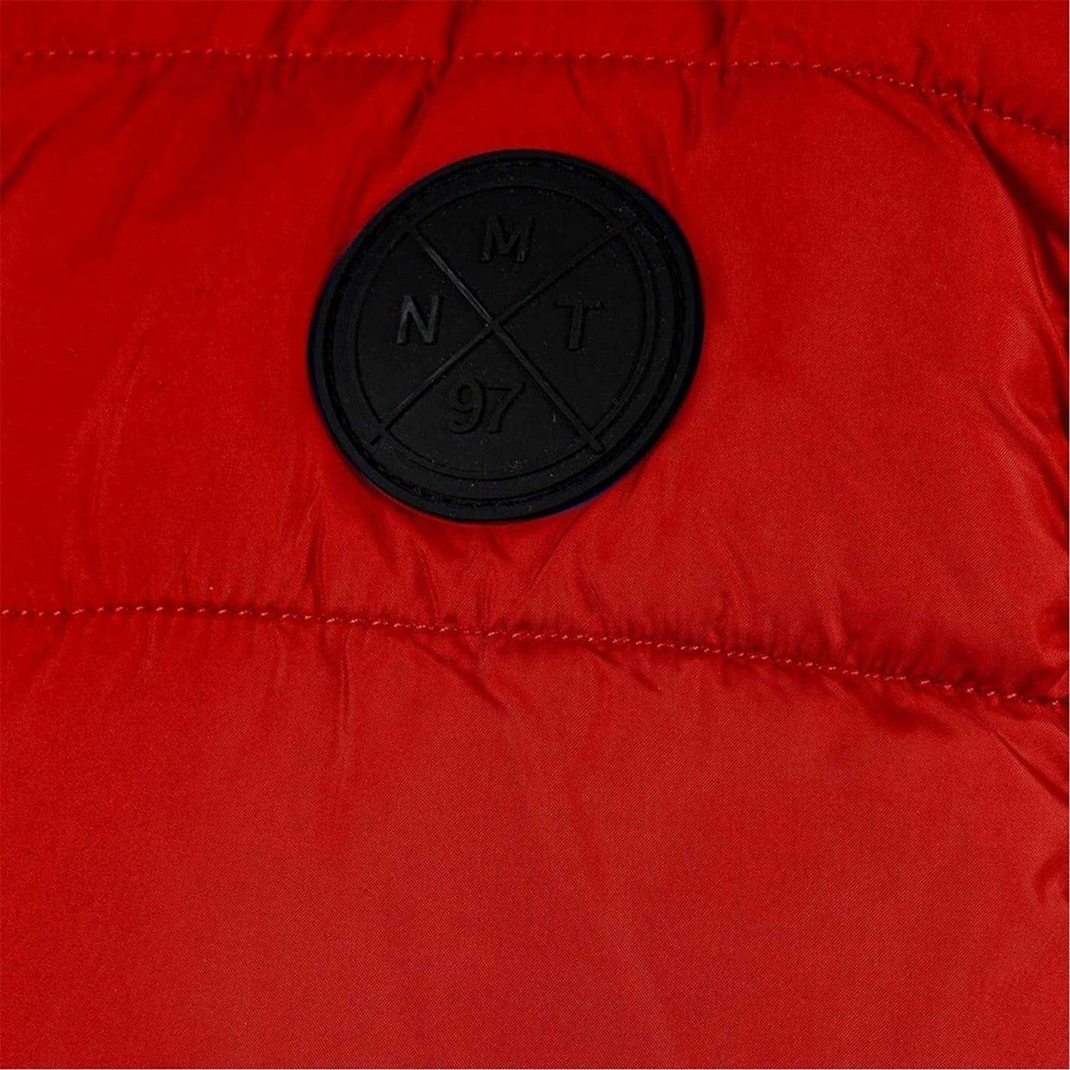 Red - Lifestyle - Minoti Childrens-Kids Quilted Hooded Gilet