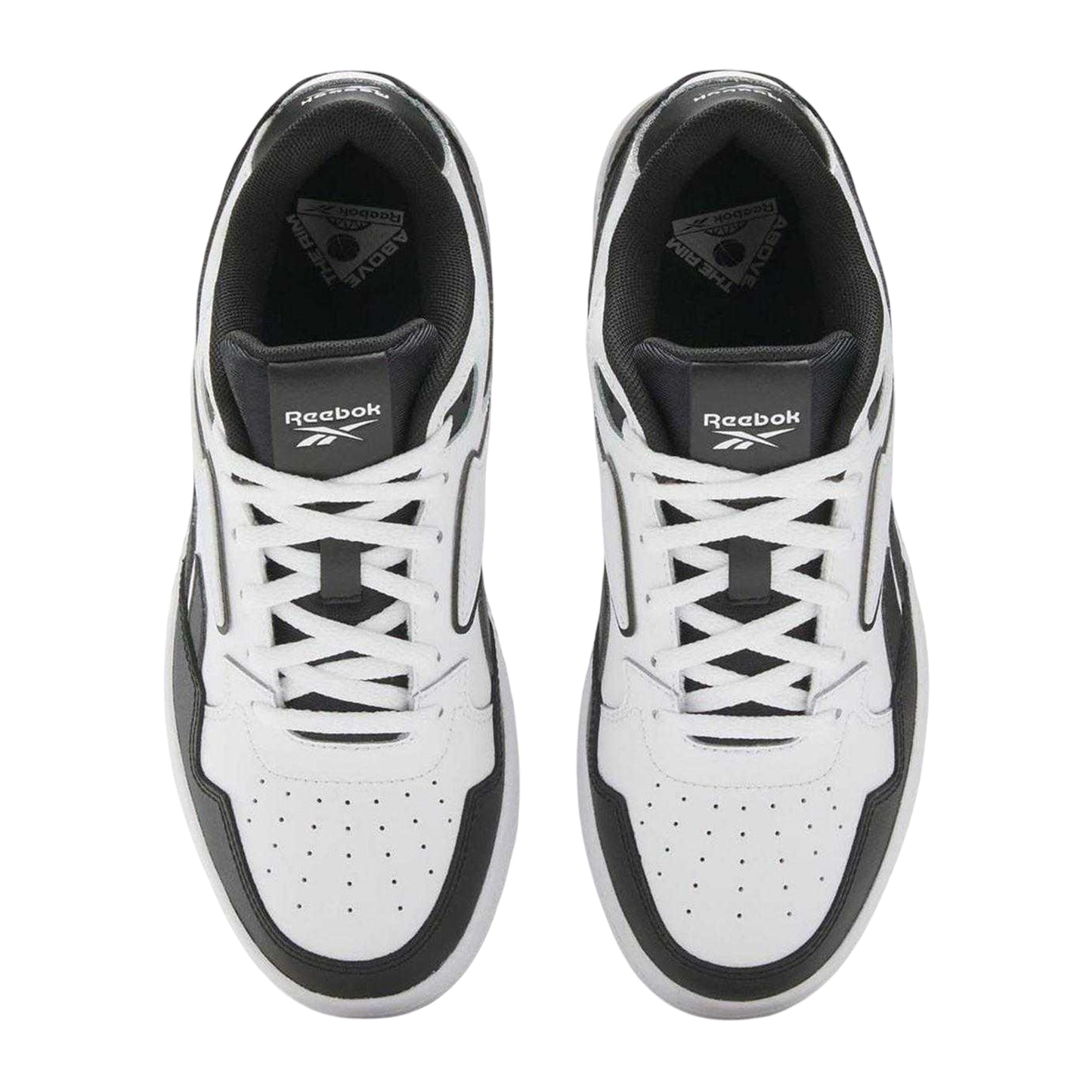 White-Black - Side - Reebok Womens-Ladies Chill Leather Trainers