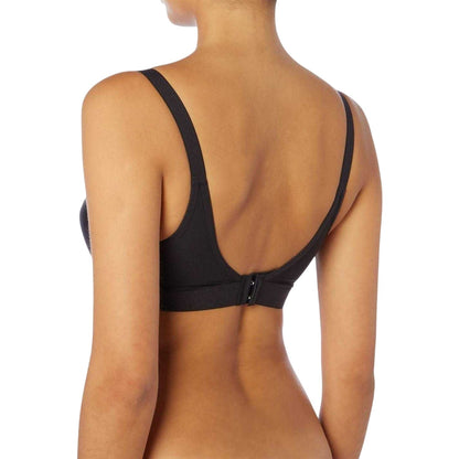 Black - Back - Triumph Womens-Ladies Wellness Plain Bra