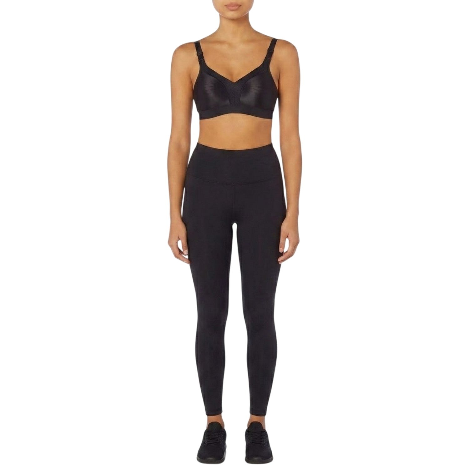 Black - Lifestyle - Triumph Womens-Ladies Wellness Plain Bra