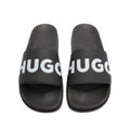 Black - Lifestyle - Hugo Unisex Adult Match Sliders