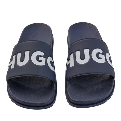 Dark Blue - Pack Shot - Hugo Unisex Adult Match Sliders