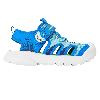 Blue - Front - Skechers Childrens-Kids Octonauts Sandals