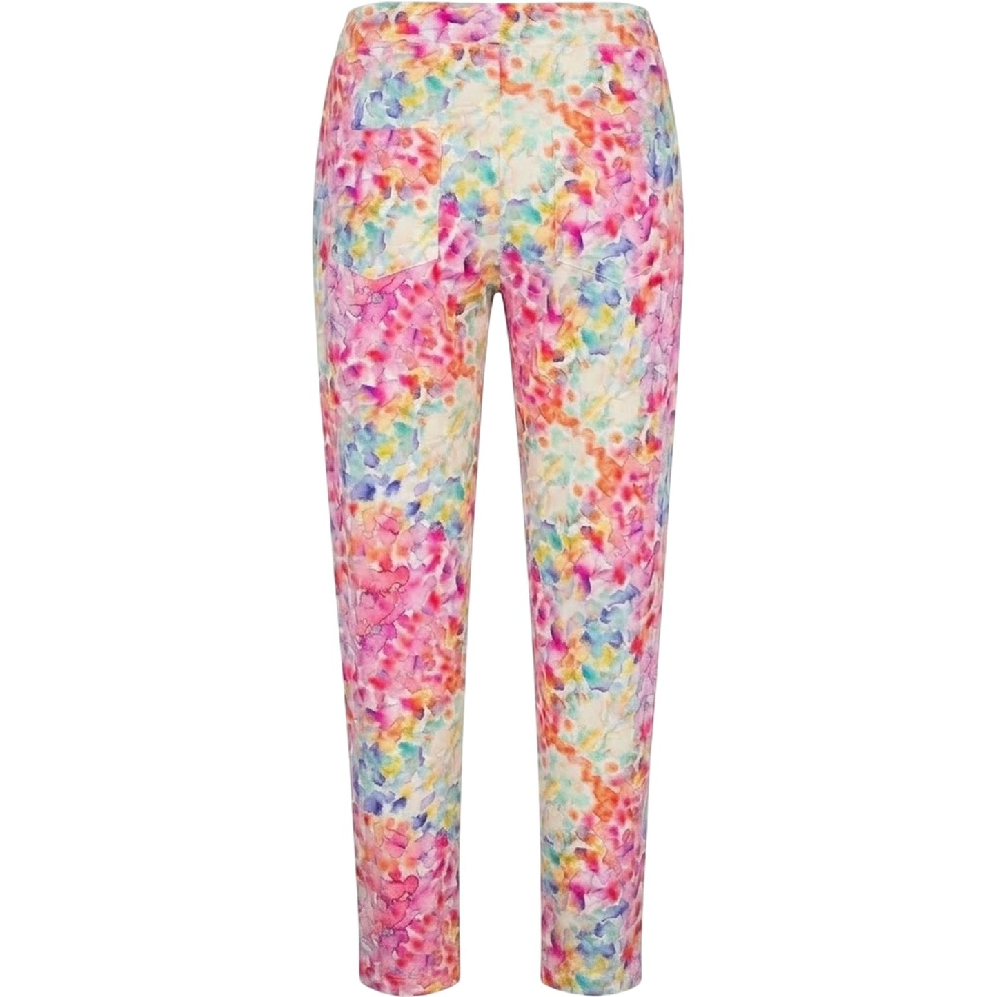 Multicoloured - Back - PJ Salvage Womens-Ladies Watercolour Jogging Bottoms