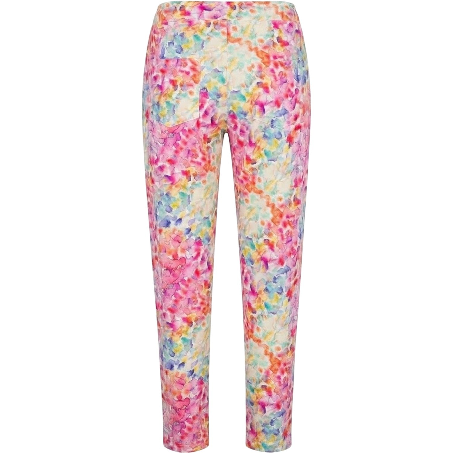 Multicoloured - Back - PJ Salvage Womens-Ladies Watercolour Jogging Bottoms