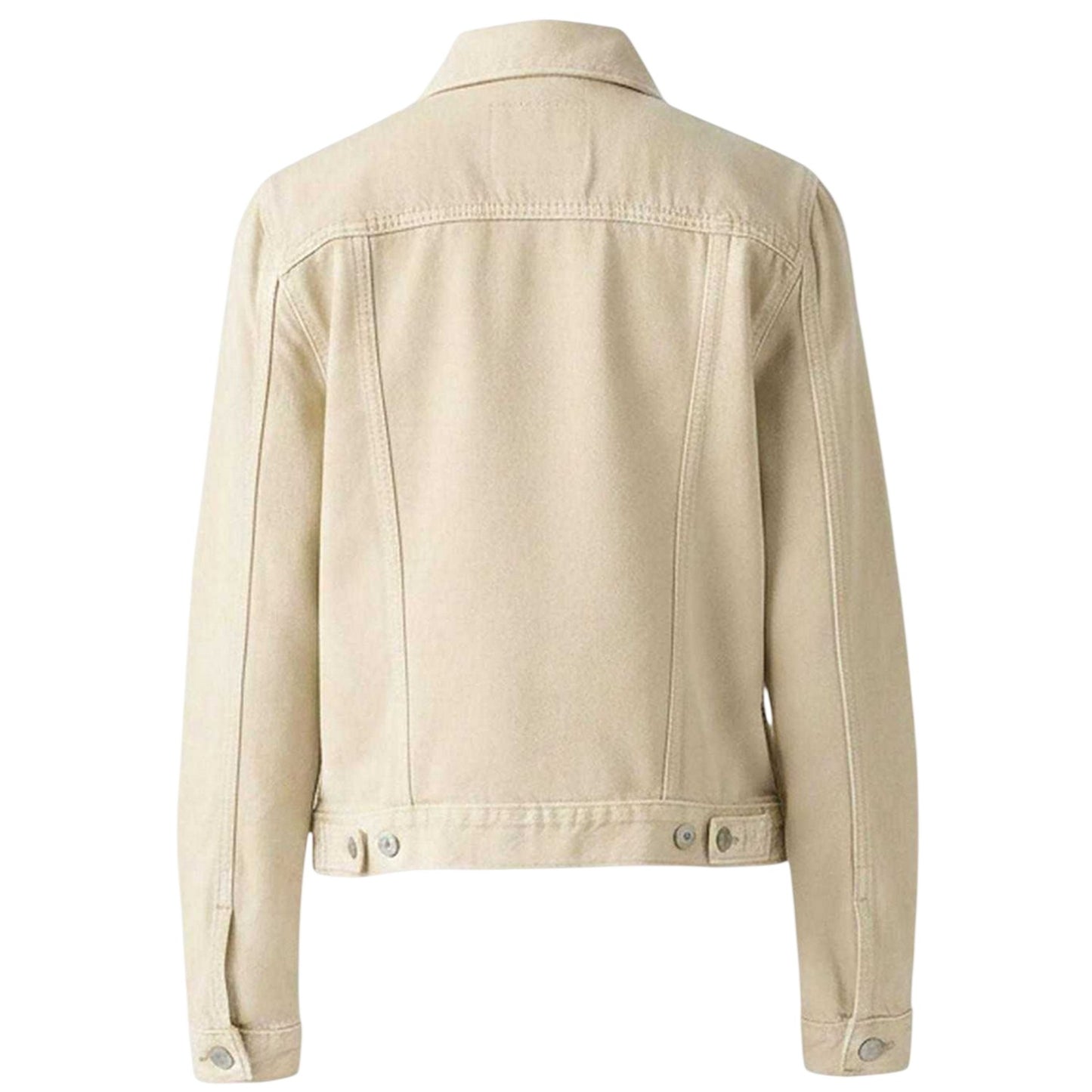 Beige - Back - Levis Womens-Ladies Denim Trucker Jacket