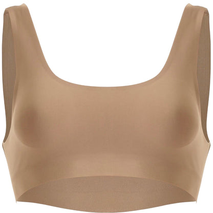 Macchiato - Front - Wolford Womens-Ladies Structured Scoop Neck Bralette