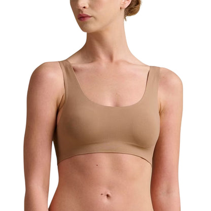 Macchiato - Side - Wolford Womens-Ladies Structured Scoop Neck Bralette