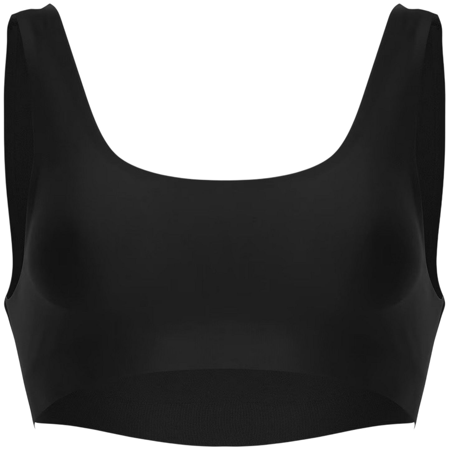 Black - Front - Wolford Womens-Ladies Structured Scoop Neck Bralette