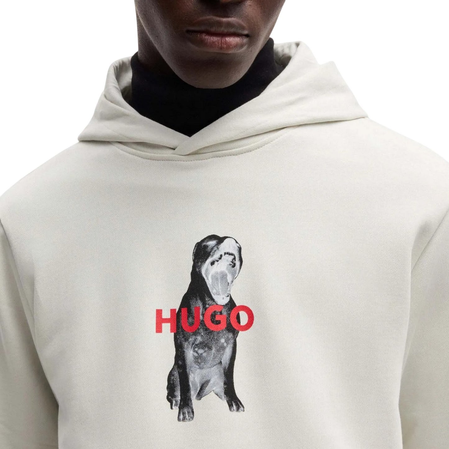 Natural - Side - Hugo Mens Dartchon Hoodie