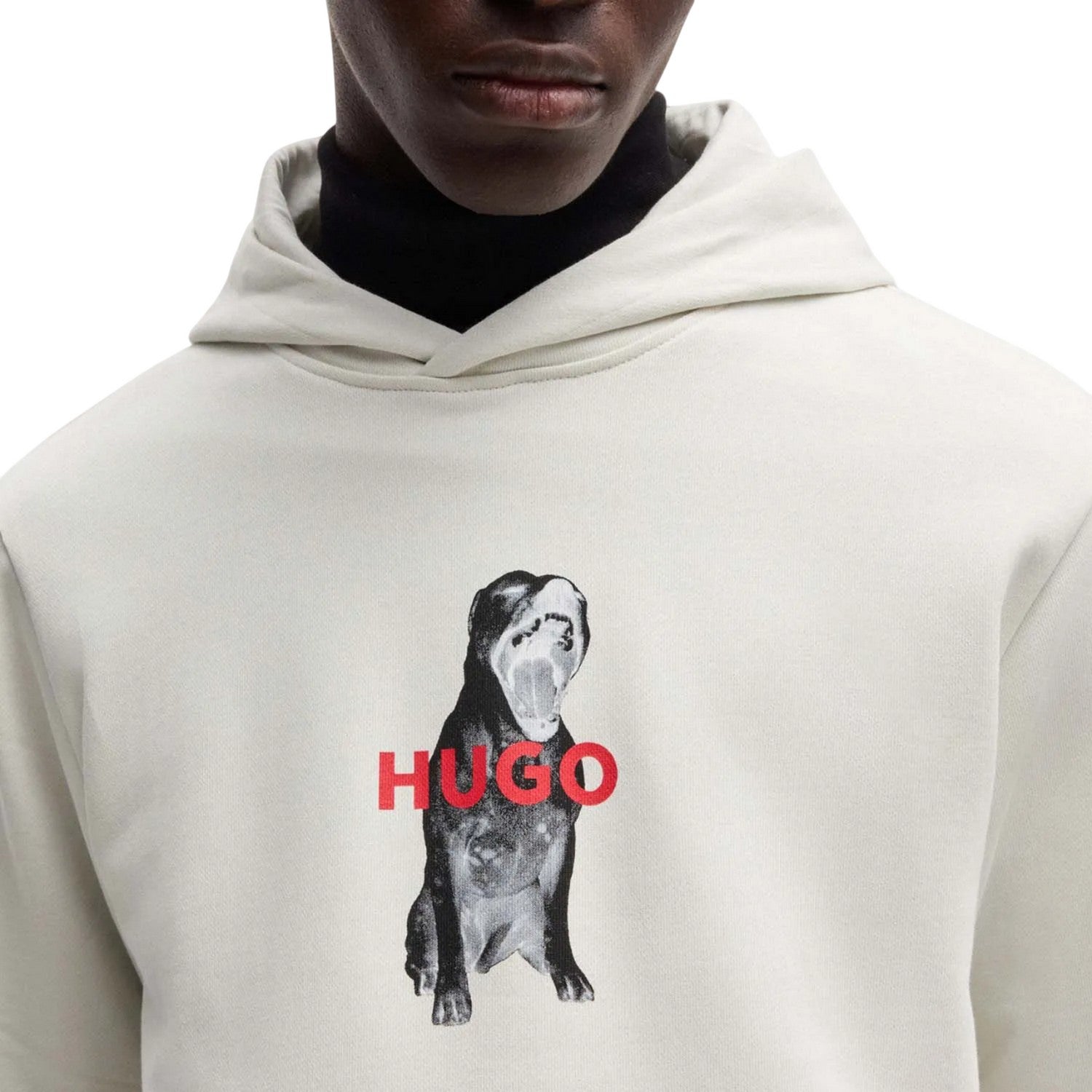 Natural - Side - Hugo Mens Dartchon Hoodie