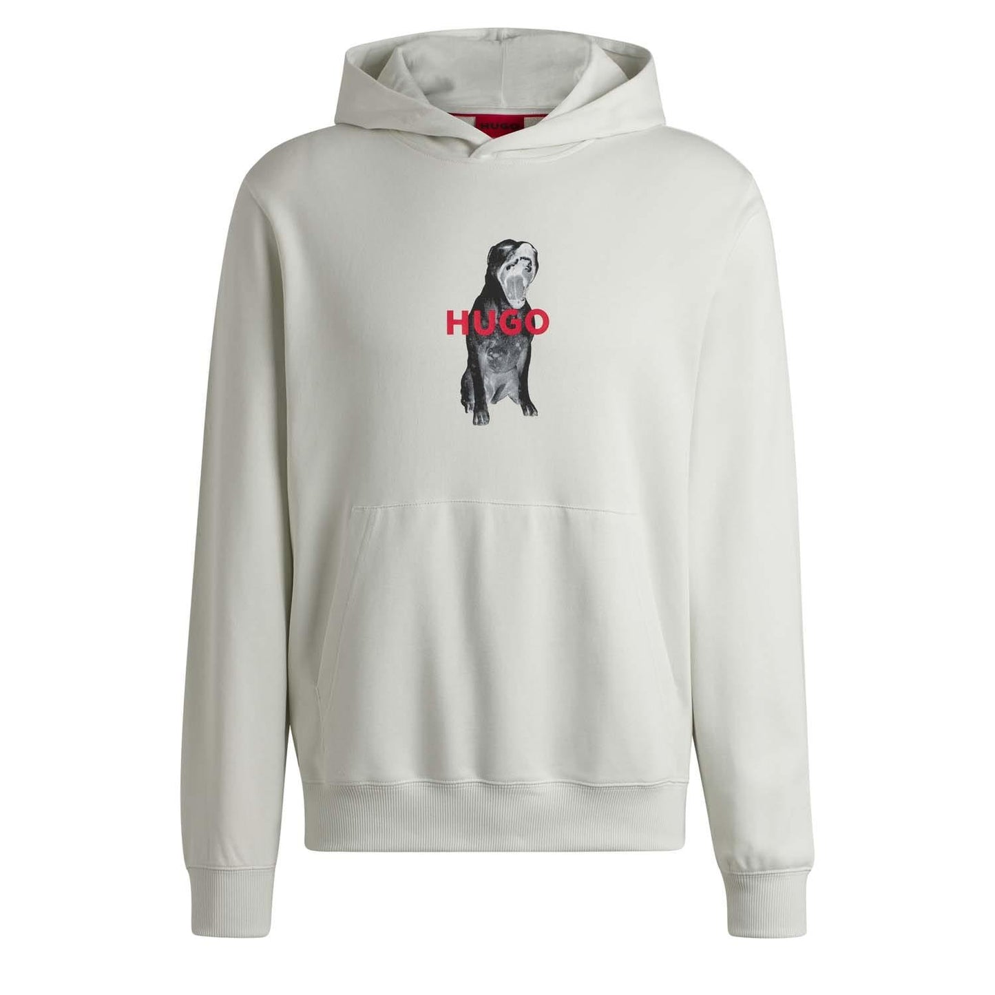 Natural - Front - Hugo Mens Dartchon Hoodie